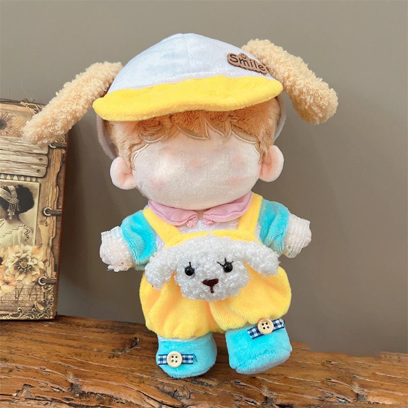 Милый комплект одежды для 20 см хлопковой куклы, плюшевые игрушки, одежда для принцессы, юбка, милый свежий комплект одежды принцессы