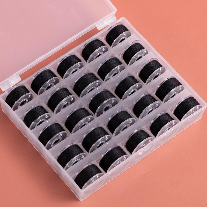 Durable Sewing Thread Set: Household and Hand Sewing Essentials with Small Bobbin Spools and Needles for Multi-layered Fabrics