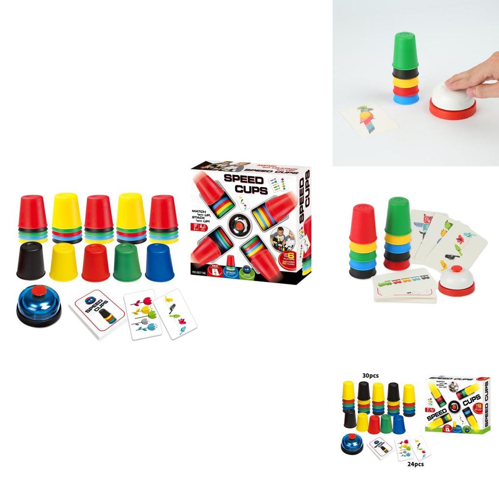 Креативная детская игра в складывание стаканчиков с высокой скоростью, развивающая реакцию и сообразительность.
