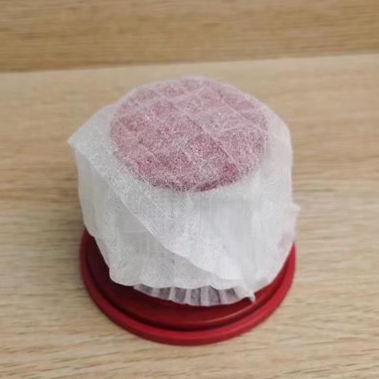 100 шт., сменный вакуумный сетчатый фильтр, нетканый эластичный сетчатый чехол с крышкой, одноразовый, простая установка