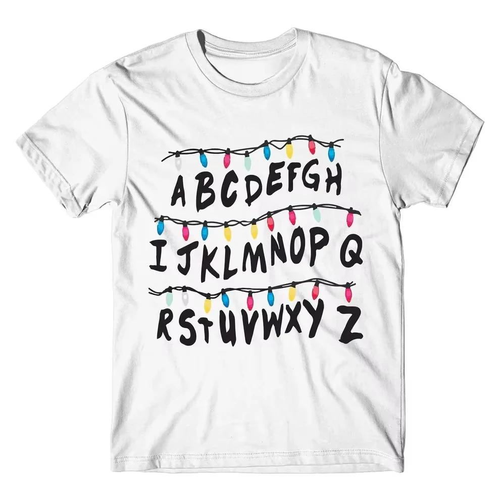 2026 Hot Selling Fashion New TV Drama Peripheral Stranger Christmas Light Women Tshirt Christmas Light Tshirt Tops Tees