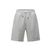 Reebok Solid Color Lace-Up Knitted Casual Shorts Unisex Shorts Gray 24SRC607UGG3