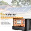10A/20A/30A/40A/50A/60A/70A/80A/90A/100A Auto LCD Screen Solar Charge Controller Dual USB Solar Panel Regulator 12V24V