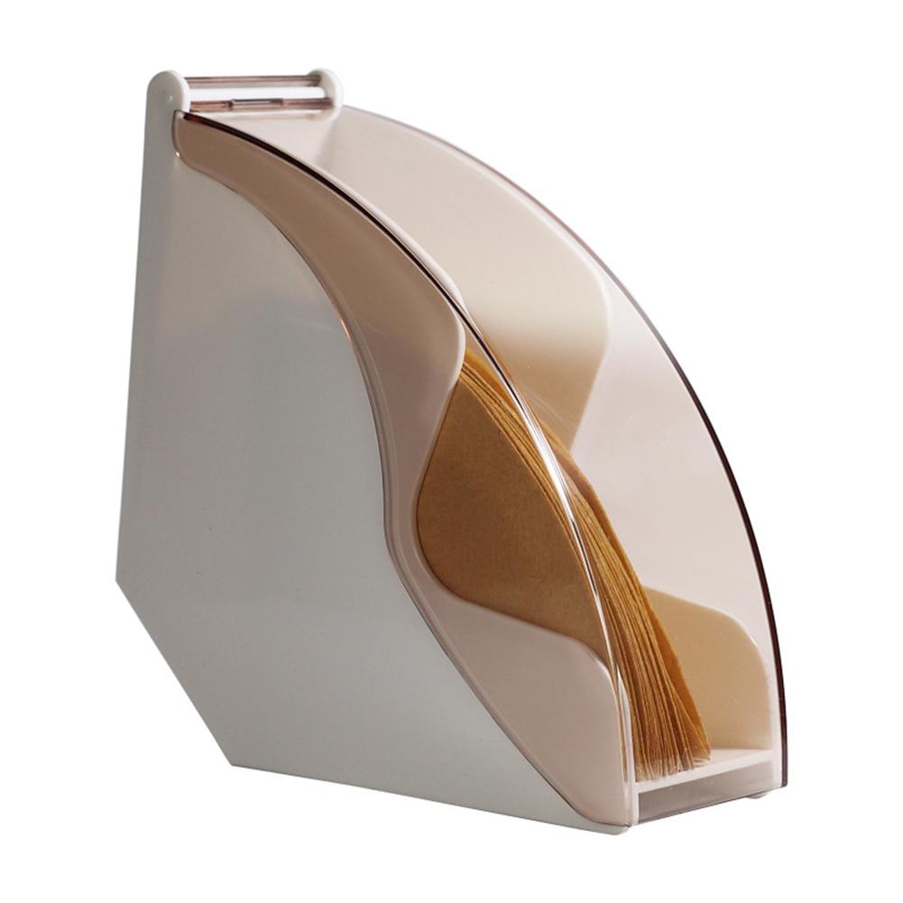 1 шт. держатель для кофейной фильтровальной бумаги, коробка для ручного кофейного фильтра, держатель для хранения бумажных фильтров, акриловая крышка, аксессуары для приготовления кофе