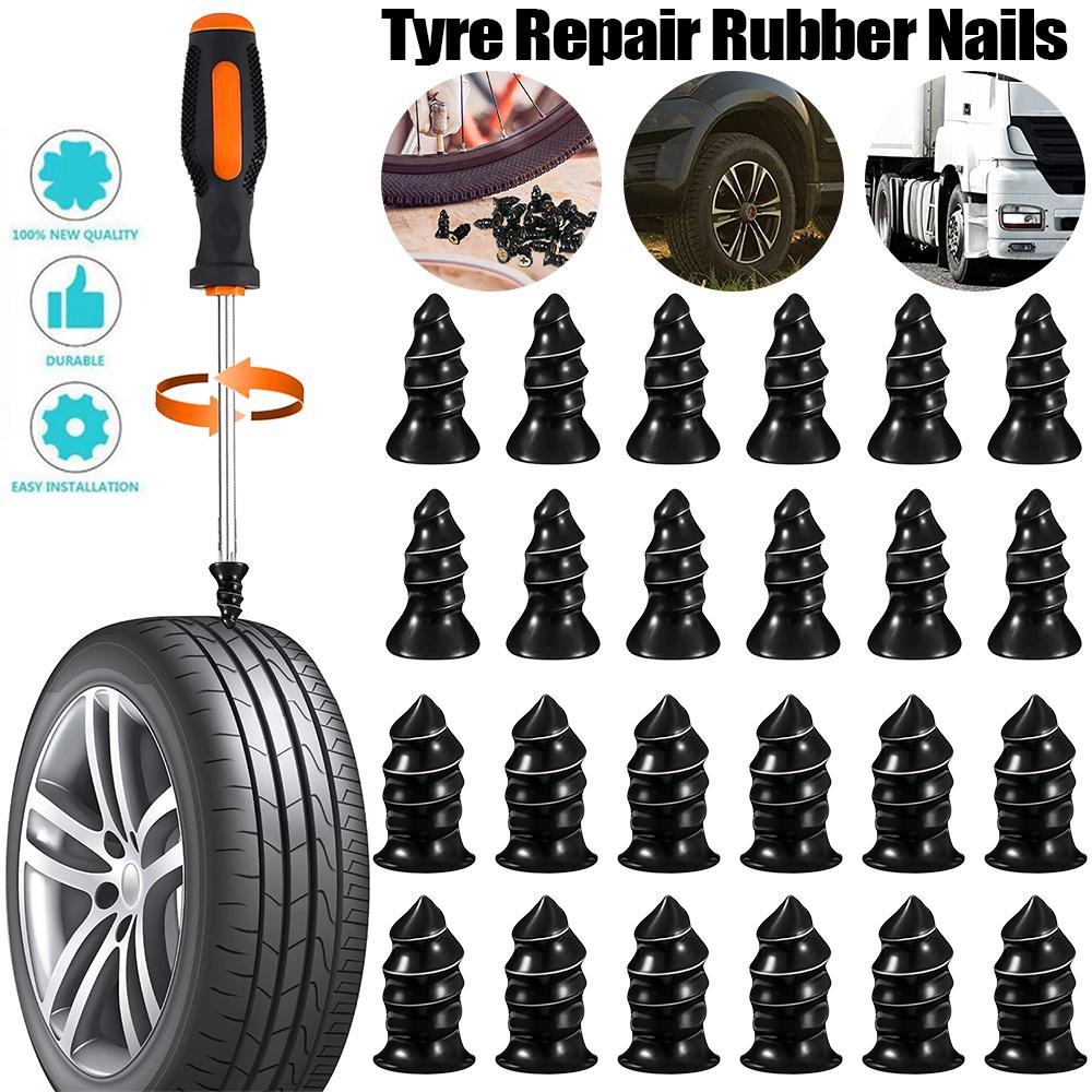 Гвоздь для ремонта вакуумных шин для легковых автомобилей, грузовиков, мотоциклов, скутеров, велосипедов, для ремонта проколов шин, бескамерные резиновые гвозди ADM