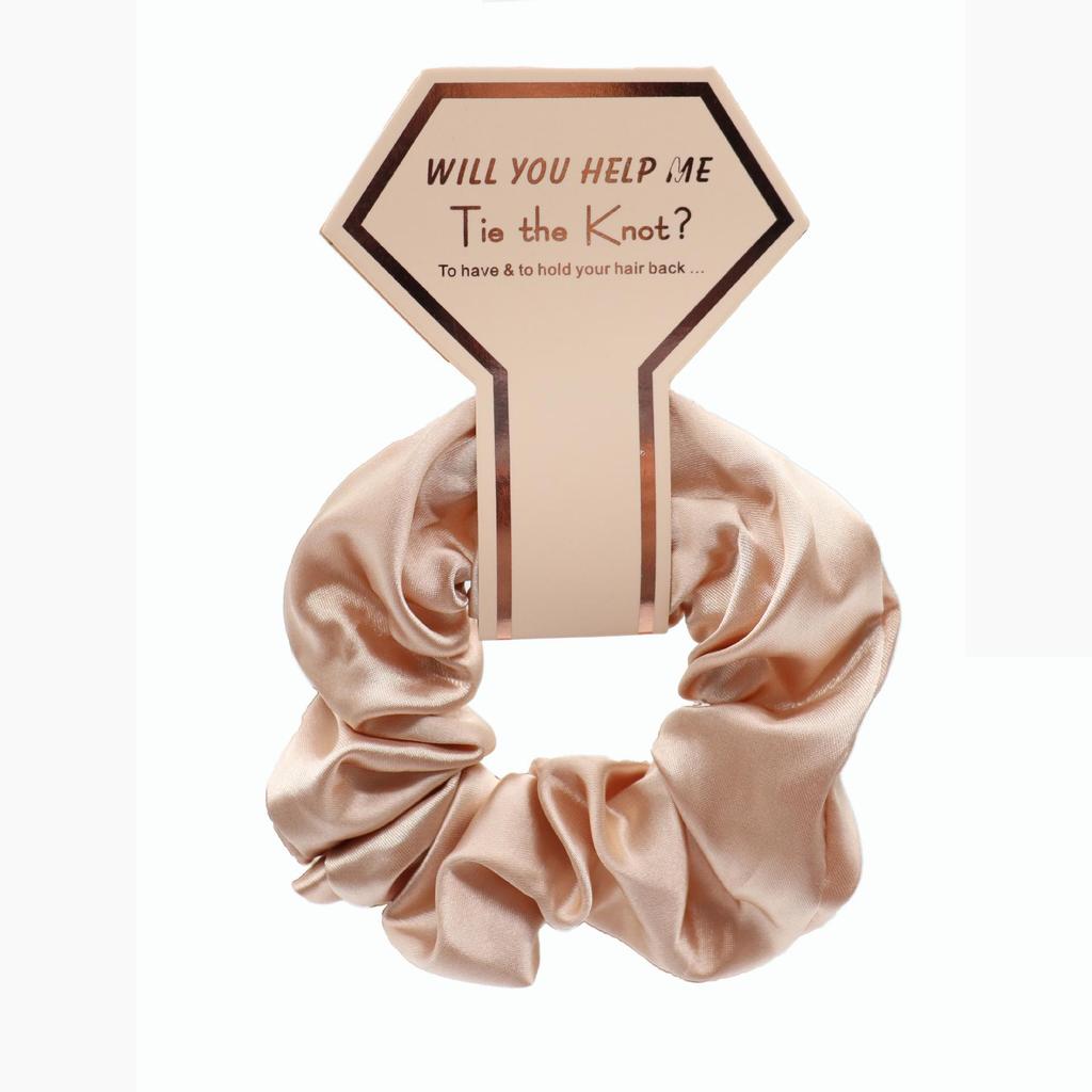 Women's Imitation Silk Satin Hair Tie and Headband - Light Luxury European and American Fashion