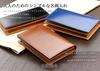 Made In Japan Antique Kip Cowhide Leather Gusset Business Card Holder Gray [Abies]