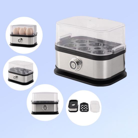 Electric Egg Cooker Omelet Maker with Auto Shut-Off Large Capacity One-Click Start Easy To Clean Egg Boiler Machine