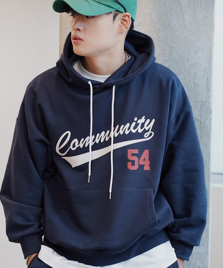 Толстовка с капюшоном Community 54 [Темно-синий]