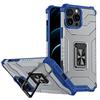 iPhone 12 Pro Max Blue Hybrid Armor Case with Magnetic Ring Stand