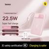 Baseus Power Bank 10000 мАч с быстрой зарядкой 22,5 В и встроенным кабелем