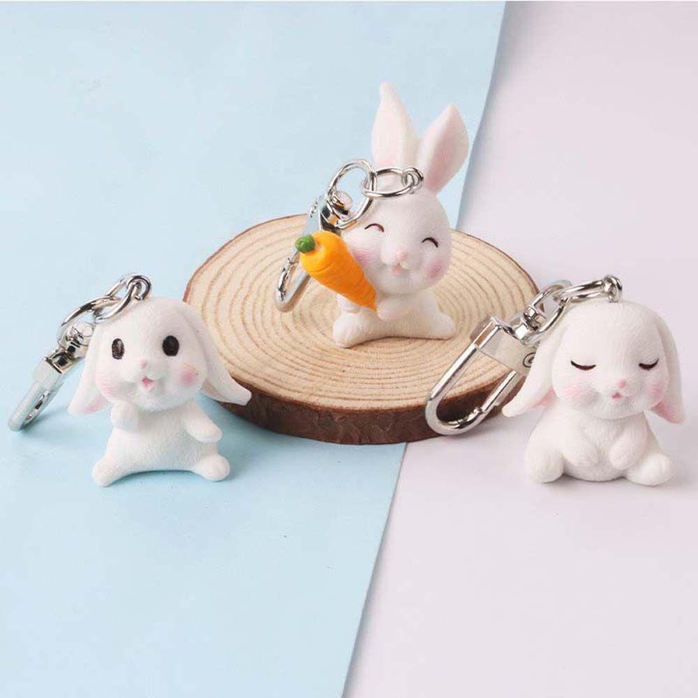 Bag Trinket Car Interior Accessories Keyring Ornaments Rabbit Key Chain Key Chain Pendant Key Rings
