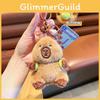 Unique Capybara Jinnew Plush Keychain Accessory In Vibrant Sports Colors Ideal Keyring For