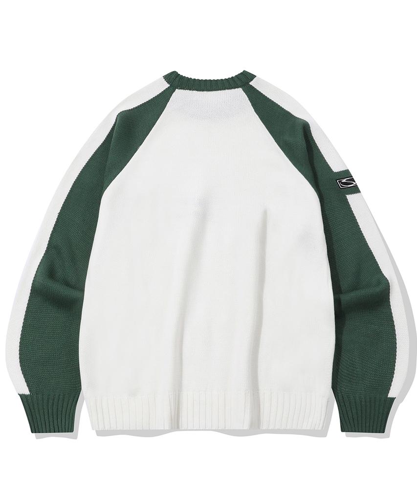 SPORT CHAMBER Sc Flash Raglan Sweater (Green)