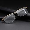 Progressive Multifocus Computer Reading Glasses  Retro Metal Prescription Blue Light Blocking for Men and Women Eyeglasses