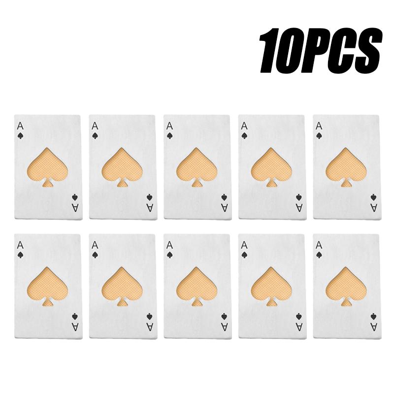 20 шт. игральная карта открывалка для бутылок пивная открывалка автоматическая открывалка для бутылок отель бары винный штопор кухонный бар консервный нож