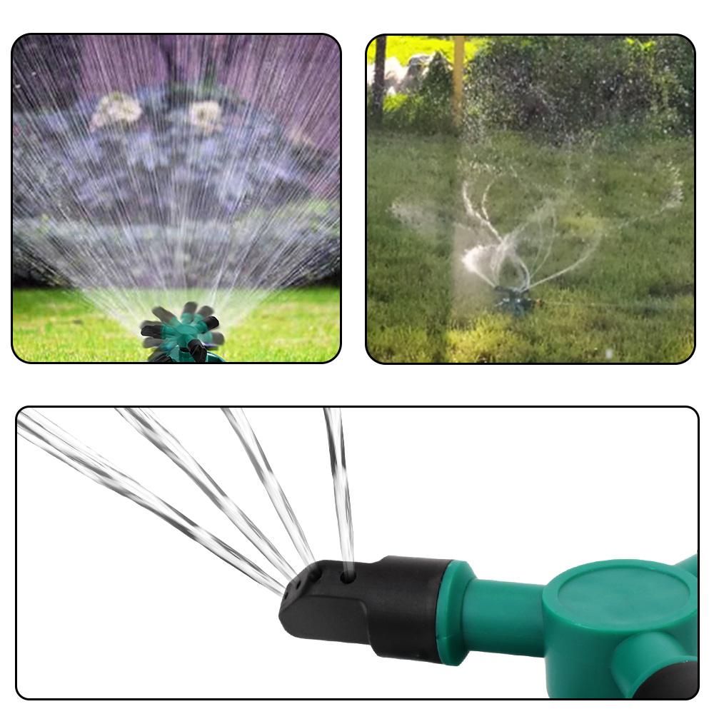Garden Lawn Automatic Watering Irrigation System Garden Supplies Rotating Water Sprinkler 360 Degree Rotary Nozzle