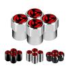 4pcs Anime Car Styling Emblems Wheel Tire Valve Tyre Caps Eye