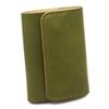 Japanese nightingale (uguisu) tochigi leather trifold wallet men's ladies trifold wallet folding wallet short wallet mini wallet compact genuine