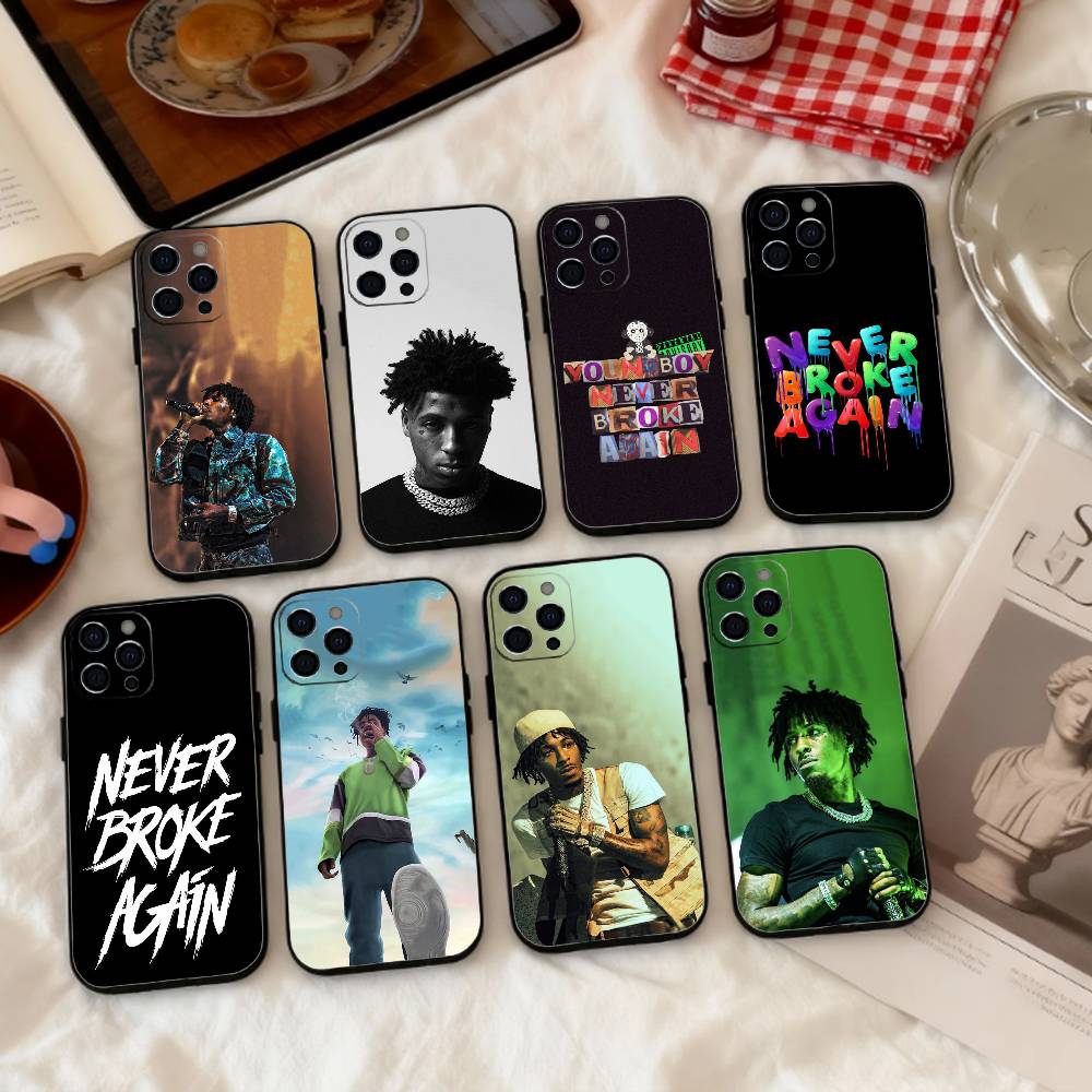 Рэпер YoungBoy Never Broke Again Чехол для телефона Силиконовый Мягкий Для IPhone 17 16 15 14 13 12 11 X XR Plus Pro Max Plus