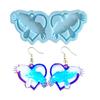 Valentine's Day Series Earring Silicone Mold Suitable for Epoxy Resin Diy Craft Earrings Pendant Earrings Jewelry Making