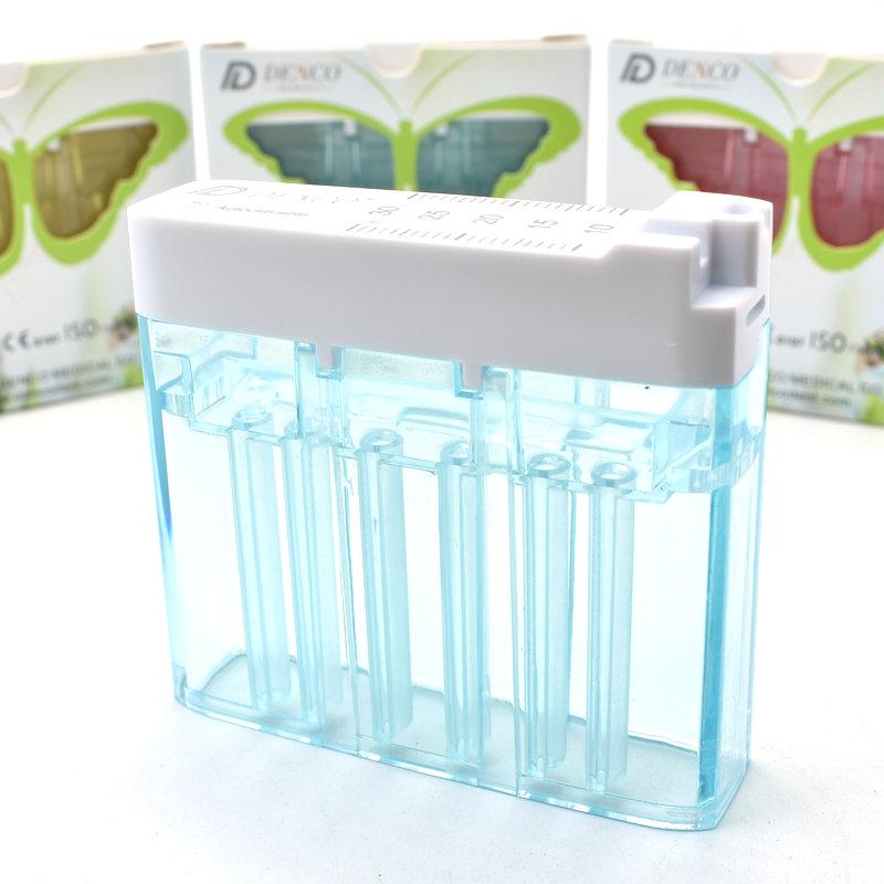 Стоматологическая пластиковая подставка Стоматологическая линейка Инструмент Автоклавируемые изделия Оборудование Мини измерительный блок Коробка