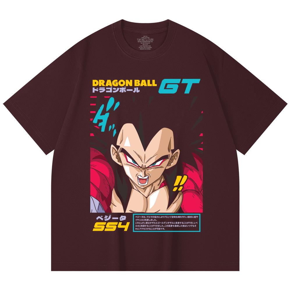 230 Gsm 100% Cotton Dragon Ball V2 Goku Print Unisex Heavy Cotton T Shirt