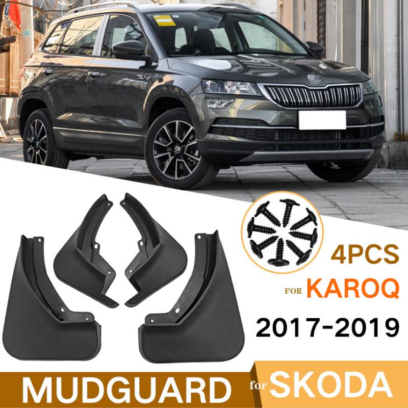 Автомобильные брызговики для Skoda Karoq 2017 2018, передние и задние крылья, брызговики, аксессуары для брызговиков