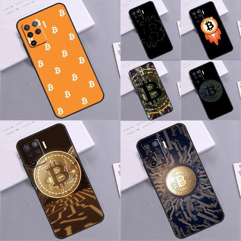 Чехол для телефона Bitcoin для Oppo A58 A18 A38 A78 A98 A17 A77 A80 A40 A60 A16 A76 A96 A74 A94 A54 A15 A57S