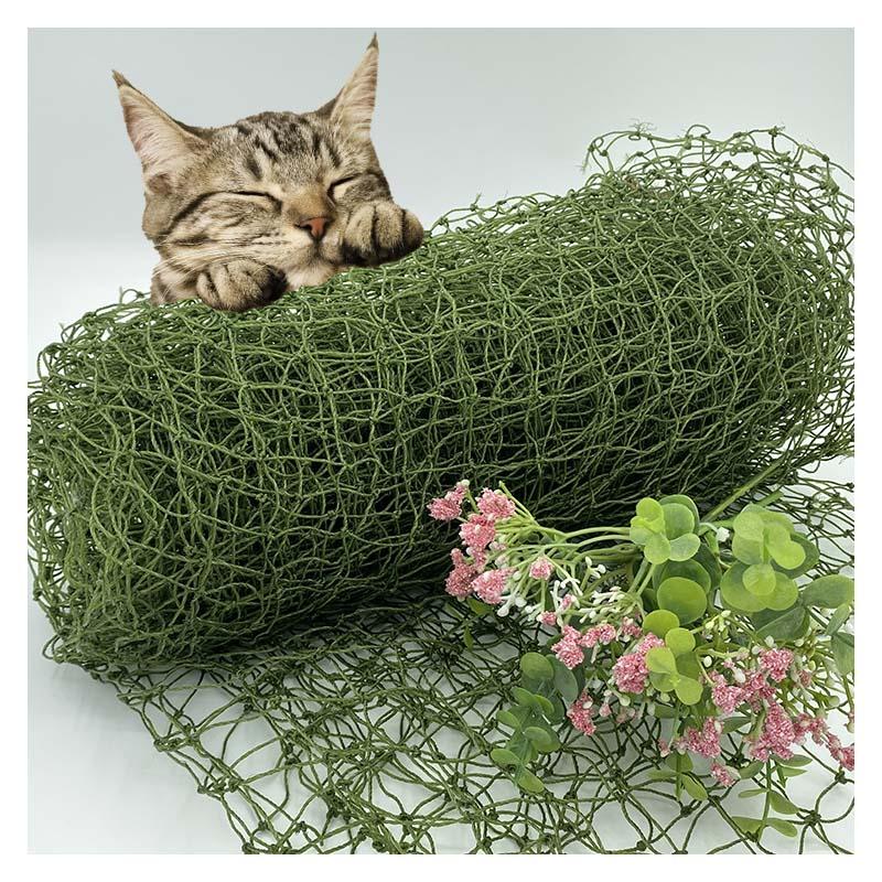 Steel Wire-Reinforced Cat Safety Net PE+Steel Wire Cat Net Protection Made of Nylon HDPE PP Cutting Service for Cats