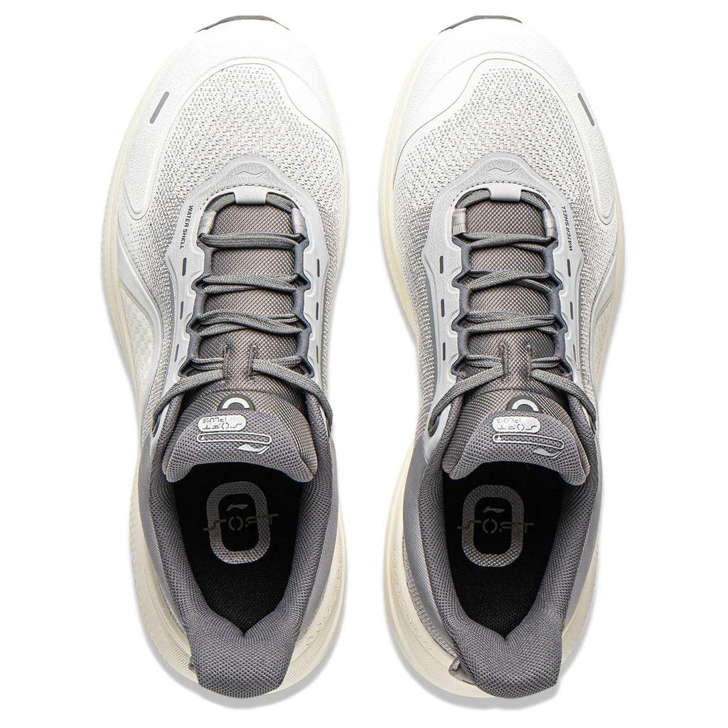 Li Ning SOFT PLUS 2 Амортизация Скользкие Устойчивые к истиранию Увеличивающие рост Низкие Повседневная Обувь Мужская Серая AGLW013-3