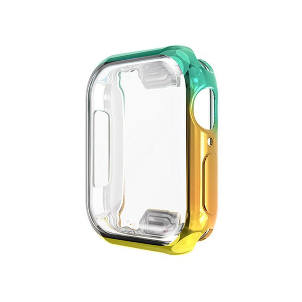 Чехол для Apple Watch, чехол для iWatch Series 5, 6 SE, 3, 4, аксессуары, мягкий универсальный бампер из ТПУ, защитная пленка для экрана для iWatch 38 мм, 40 мм, 42 мм, 44 мм