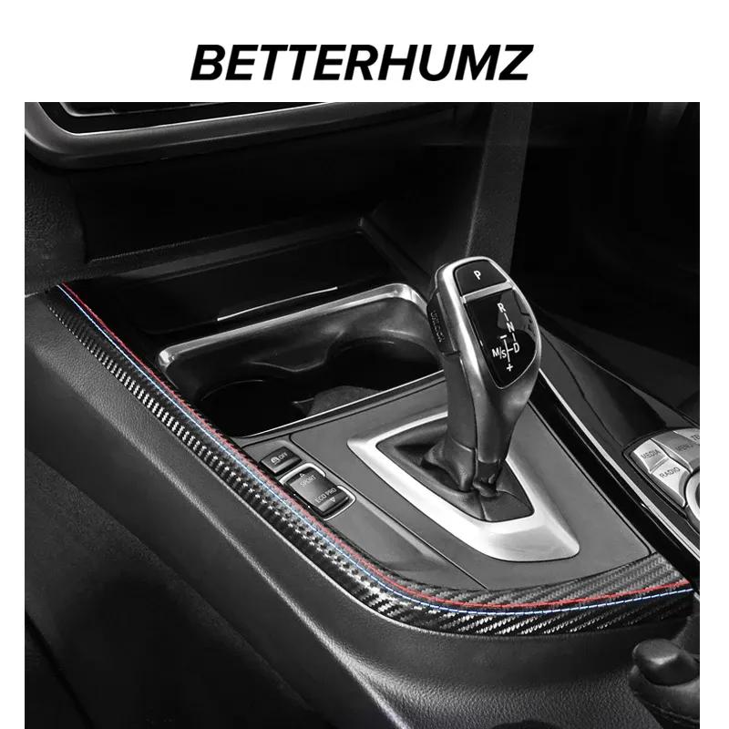 Изготовлен из обертки Alcantara для BMW F30 F32 F34 2013- Серия 3 Автомобильная Панель Переключения Передач Боковая Декоративная Полоса Аксессуары для Интерьера