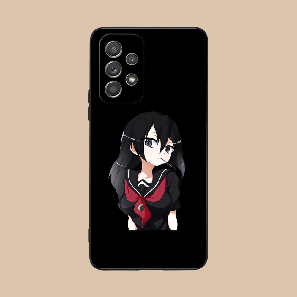 Матовый ТПУ чехол для мобильного телефона Akame Kurome для Samsung Galaxy M55 54 42 35 34 33 32 23 22 15 14 13 12 F55 5G Цветная крышка
