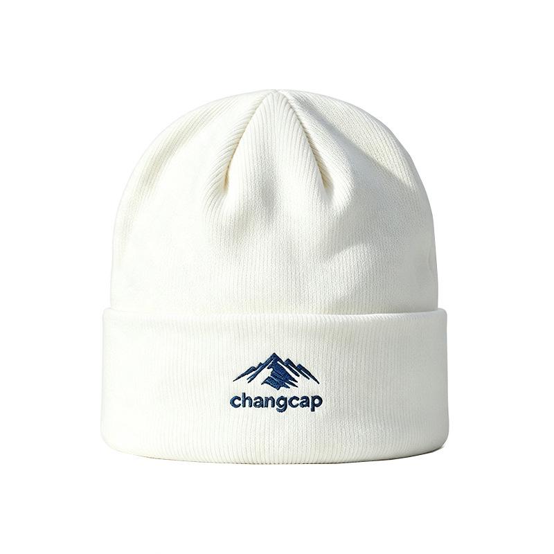 Autumn and winter outdoor hats, simple versatile wool hats ins wind trend knitted hats, small commuting cold hats
