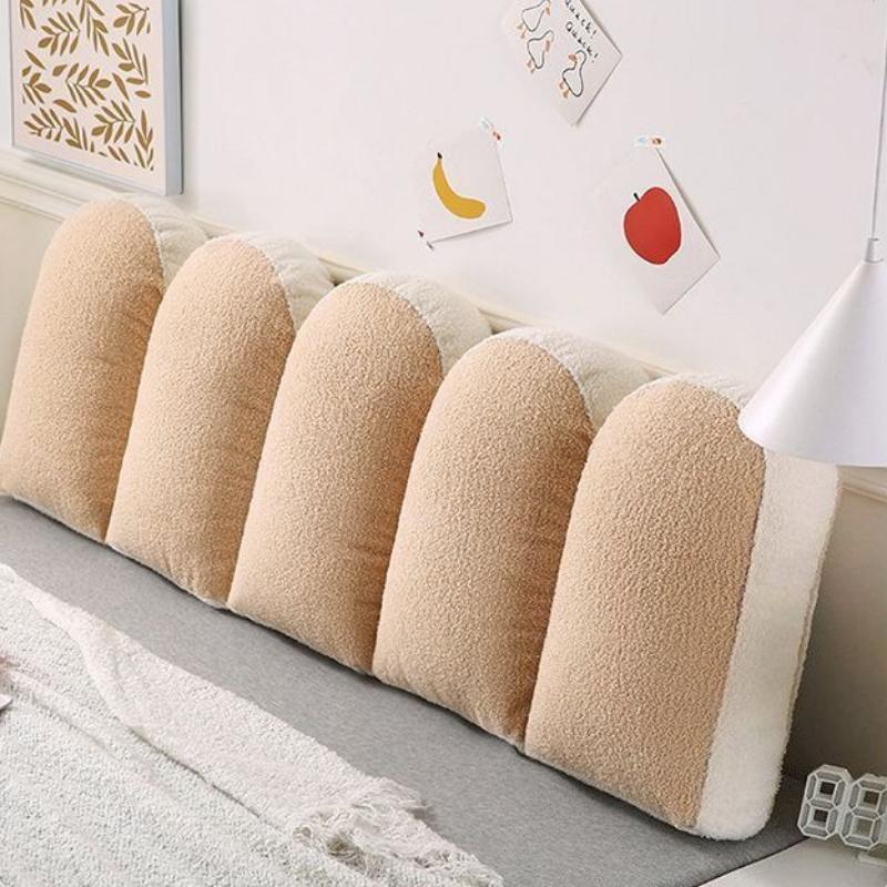 Мягкая подушка для изголовья кровати, короткий плюш, удобная подушка-шезлонг, ленивая, современная, с длинной спинкой, домашний текстиль, декор спальни