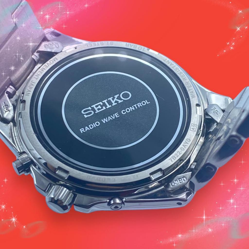 [USED] Seiko Spirit Men's Watch, Waterproof, Solar-Powered, Working Condition