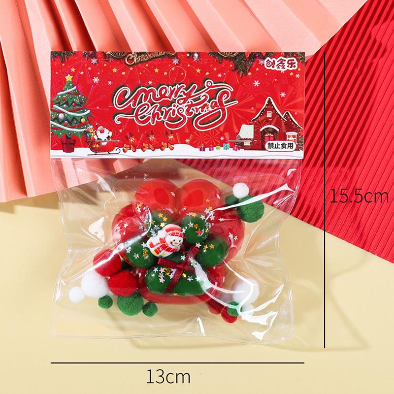 Рождественский кошачий плюшевый мишка, игрушка для разминания, игрушка-фиджет, игрушка для снятия стресса, подарок на детскую вечеринку