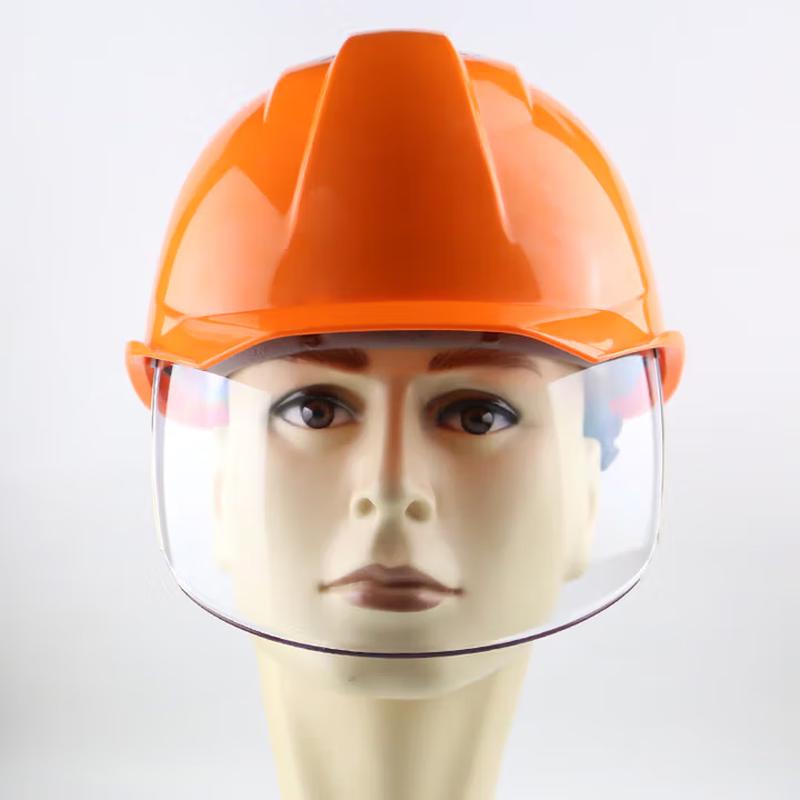 Handun Ventilated Safety Helmet with Integrated Face Shield