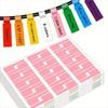 Waterproof Cable Labels Tags Self Adhesive Label Stickers Colorful Cord Labels Makers  Wire Labels