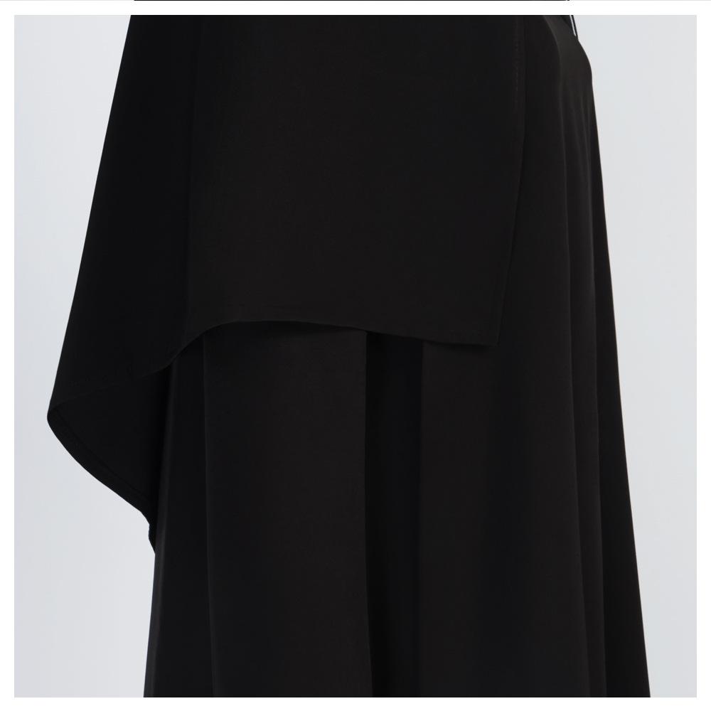 Halloween Nun Cosplay Stretch Fabric Skirt Full Set