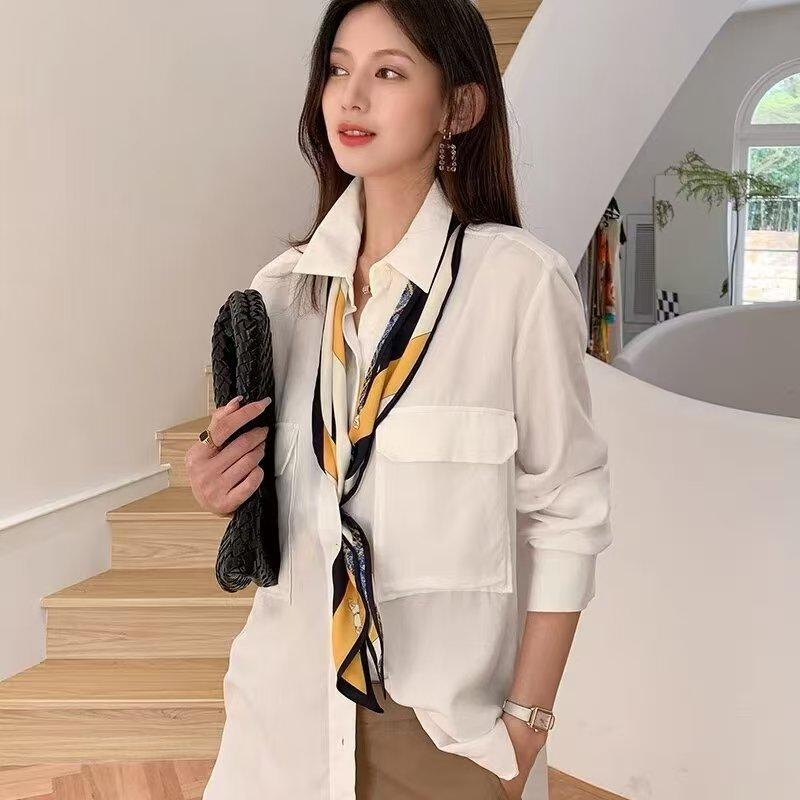 Длинный шейный платок, узкие ленты для волос, шарф, женские модные повязки на голову, шейные платки, напечатанная повязка на голову, симпатичные женские шарфы-сумки 14x145 см