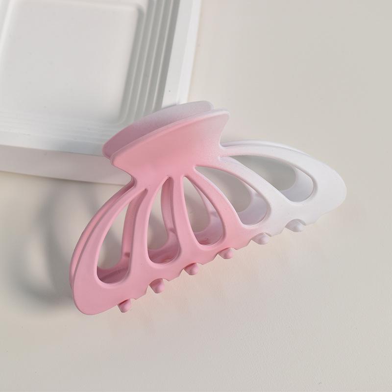 Gradient grip clip Simple shark clip hair clip back head girly pumpkin clip hair clip