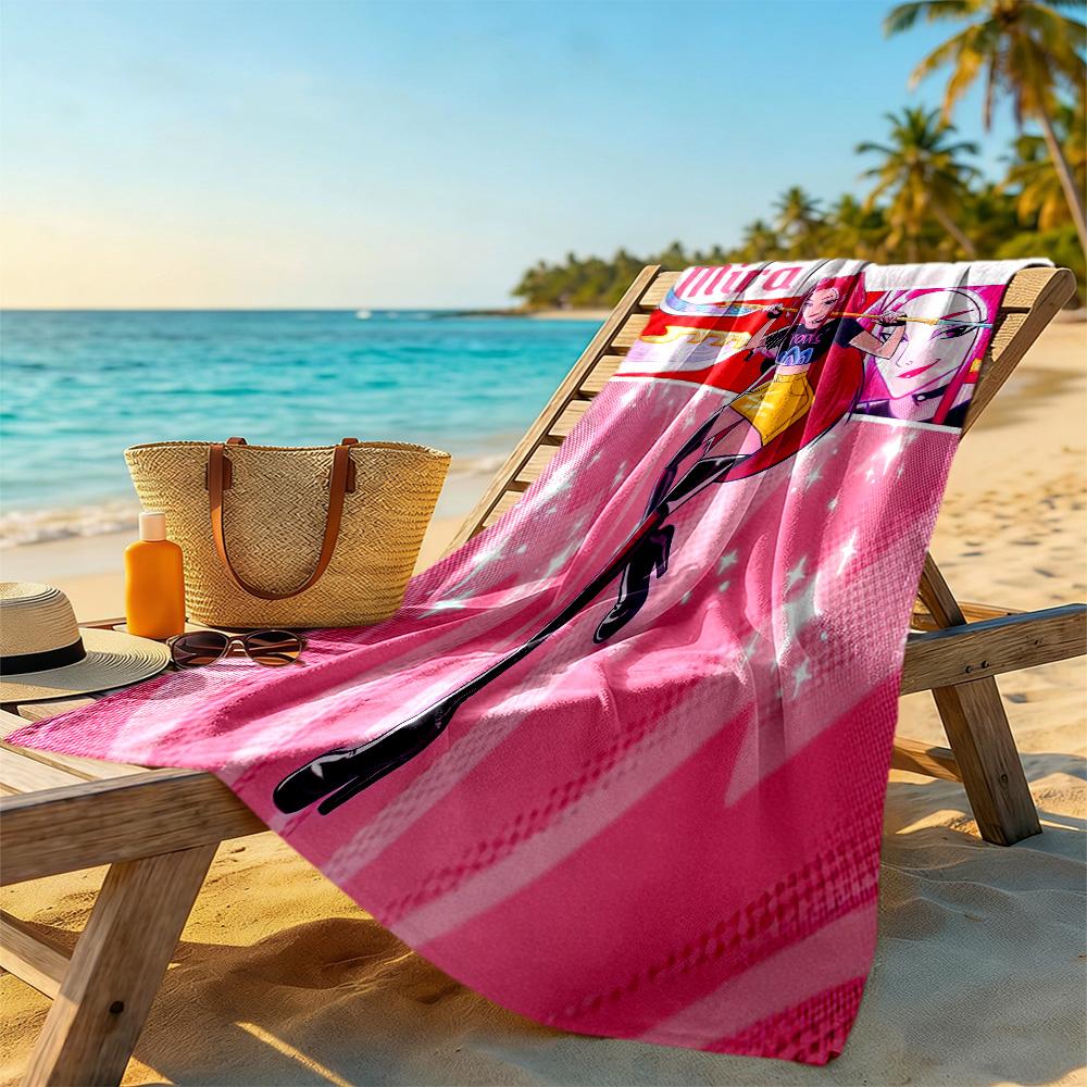 Like Demon Hunter Girls Beach Towel Super Soft Microfiber Quickdry Fabric Comfortable Lightweight