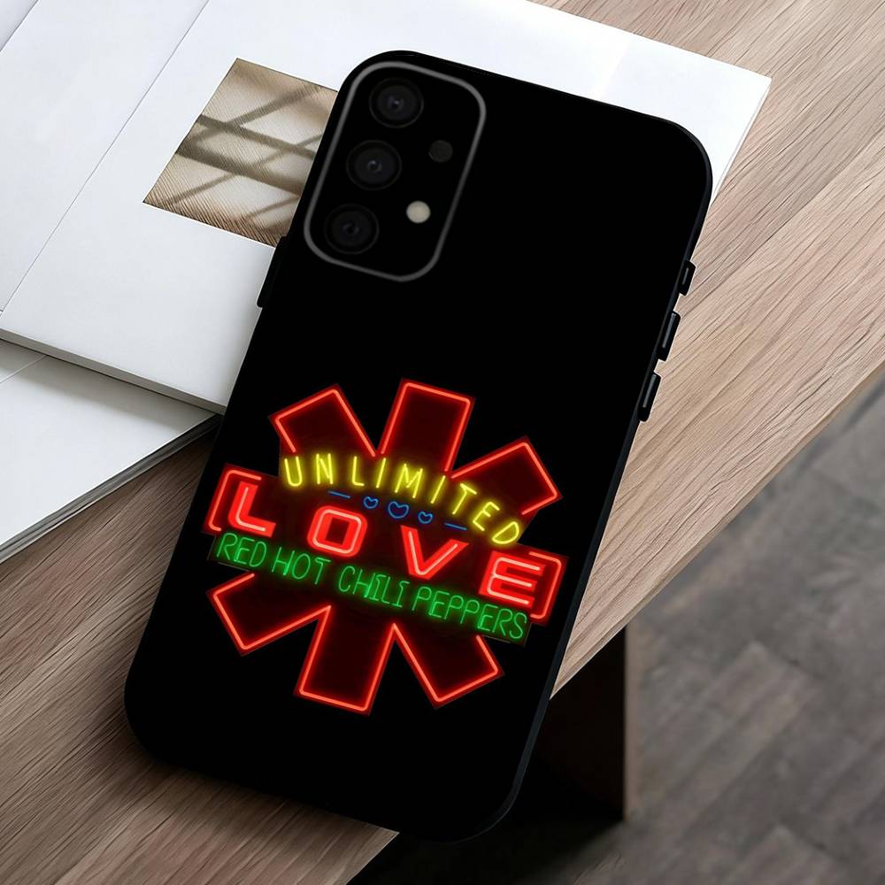 U-Незабываемые Red Hot Chili P-Перцы Группа Чехол для Телефона Для Samsung Galaxy A73,A72,A71,A70,A53,A52,A51,Другие Мягкий Черный Чехол