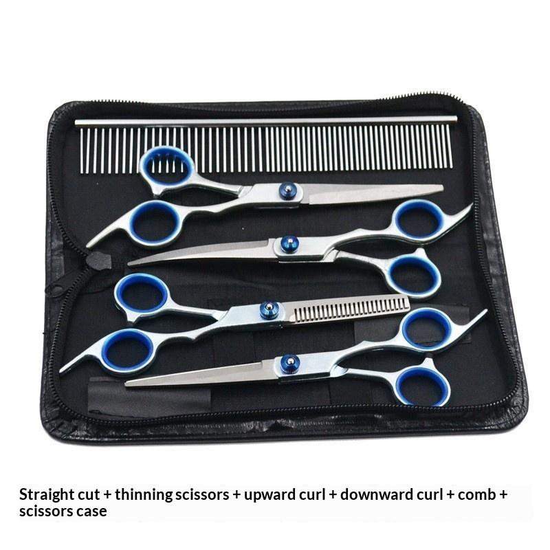 Professional Hairdressing Scissors Stainless Steel Cutting Thinning Barber Shear For Home Salon Use Pet Grooming Trimming