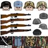 Military WW2 German Soldiers Figures Building Blocks Camouflage Army Infantry Officer Hat Helmet Weapons Bricks Toys For Kids
