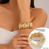 Fashion Hot-selling Versatile Irregular Bracelet, Personality Exaggerated Ancient Wrinkled Smooth Open Bracelet Bracelet