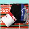 Свитшот Supreme с принтом букв для мужчин Повседневная спортивная одежда Мода