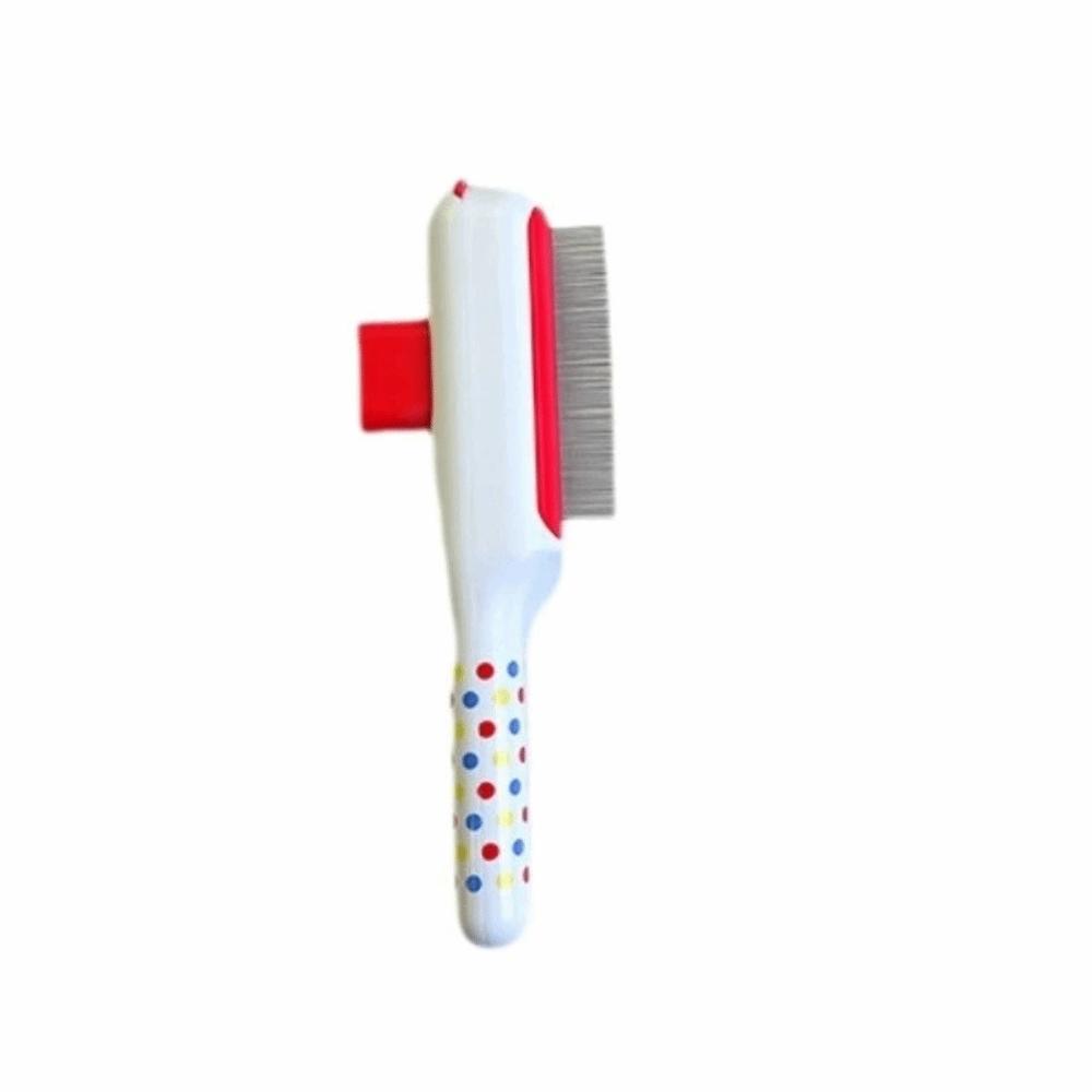 Efficient Cat Hair Remover Comb Bear Shape Cat Grooming Brush Self Cleaning Comb Remove Lice